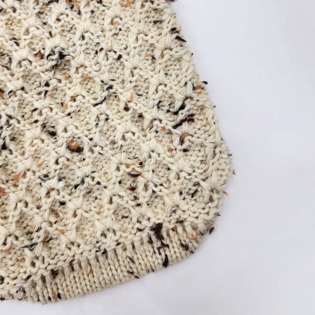 Alpaca Dog Sweater | Speckled Ivory